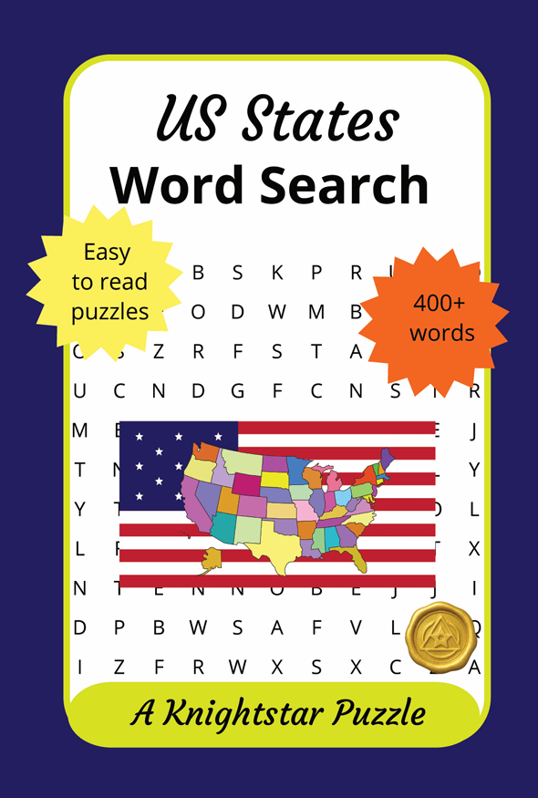 US States Word Search